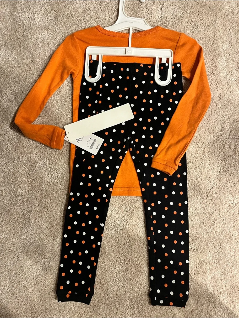NEW Carter's Halloween Cat Pajama Set size 3T